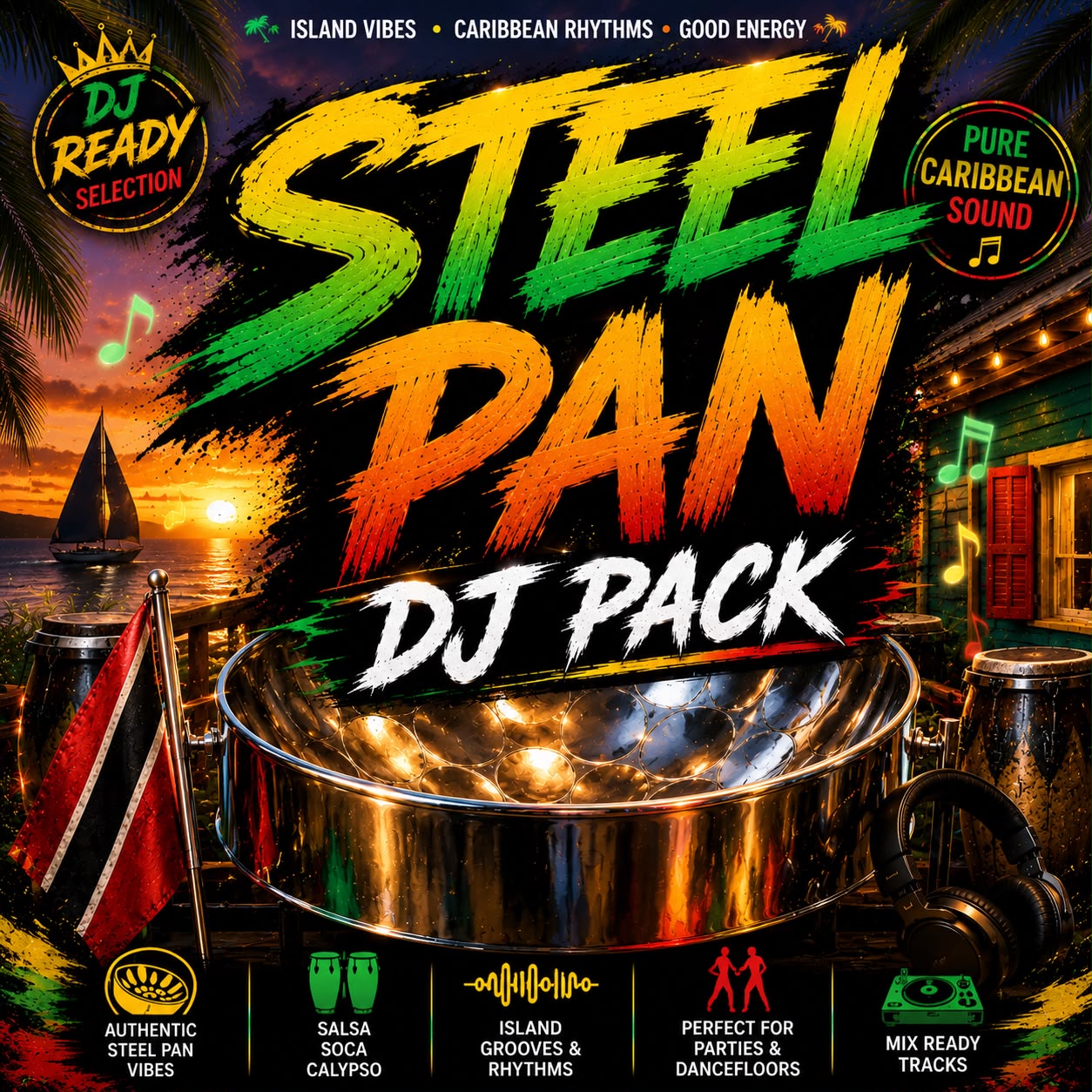 Steel Pan DJ pack